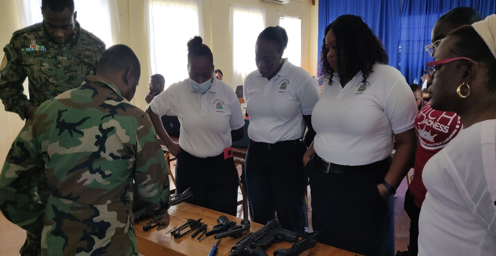 UNLIREC trains Grenada Customs and Excise Division, Royal Grenada Police Force and Grenada airport Authority on interdiction of small arms, ammunition and explosives