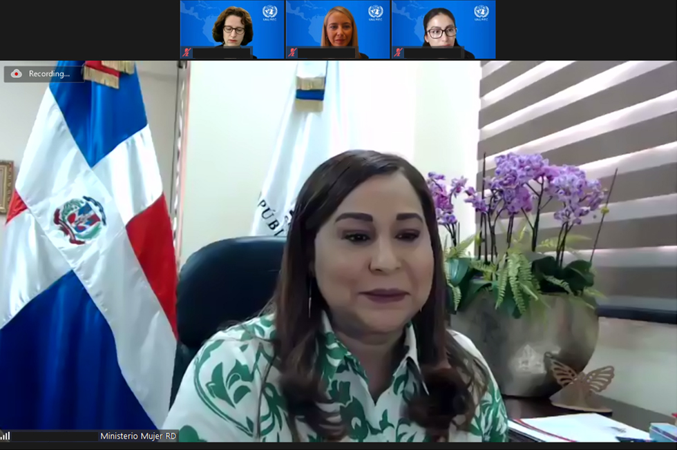 UNLIREC conducted a web seminar in the Dominican Republic on the importance of arms control in the prevention of violence against women